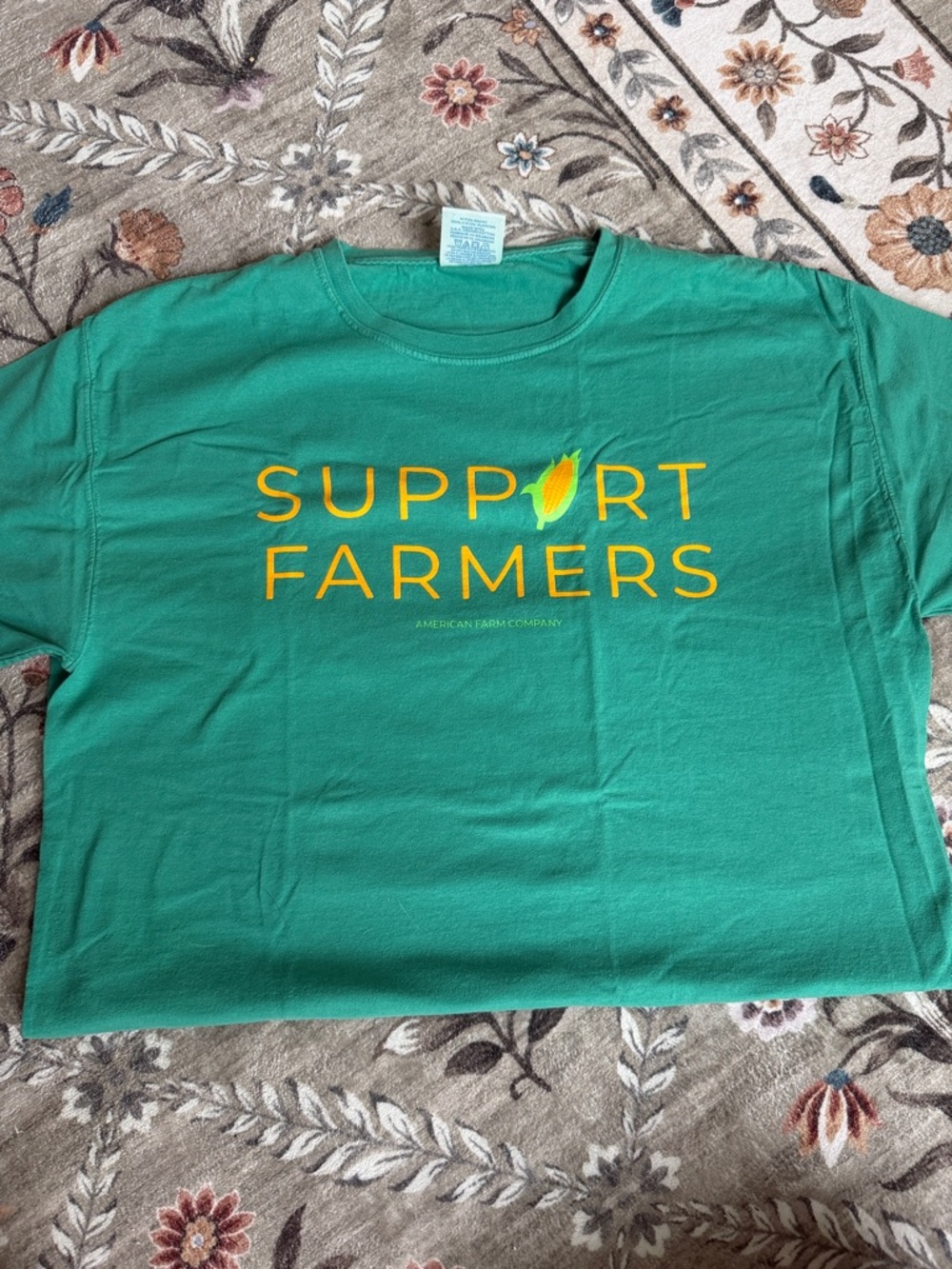 Support Farmers Green Short Sleeve Tee by